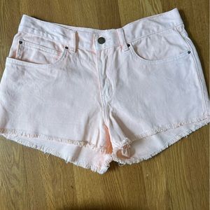 Billabong peach denim shorts